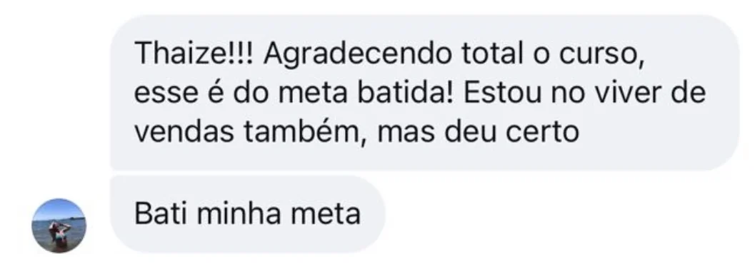 Depoimento de aluna
