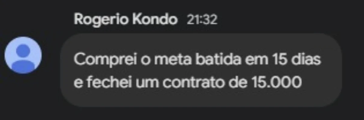 Depoimento de aluna